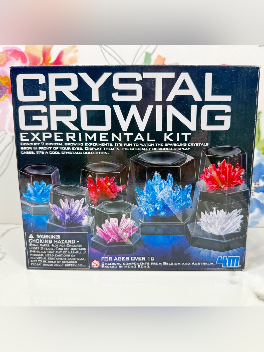 Crystal Growing Experimental Kit for Kids Over Age10-New